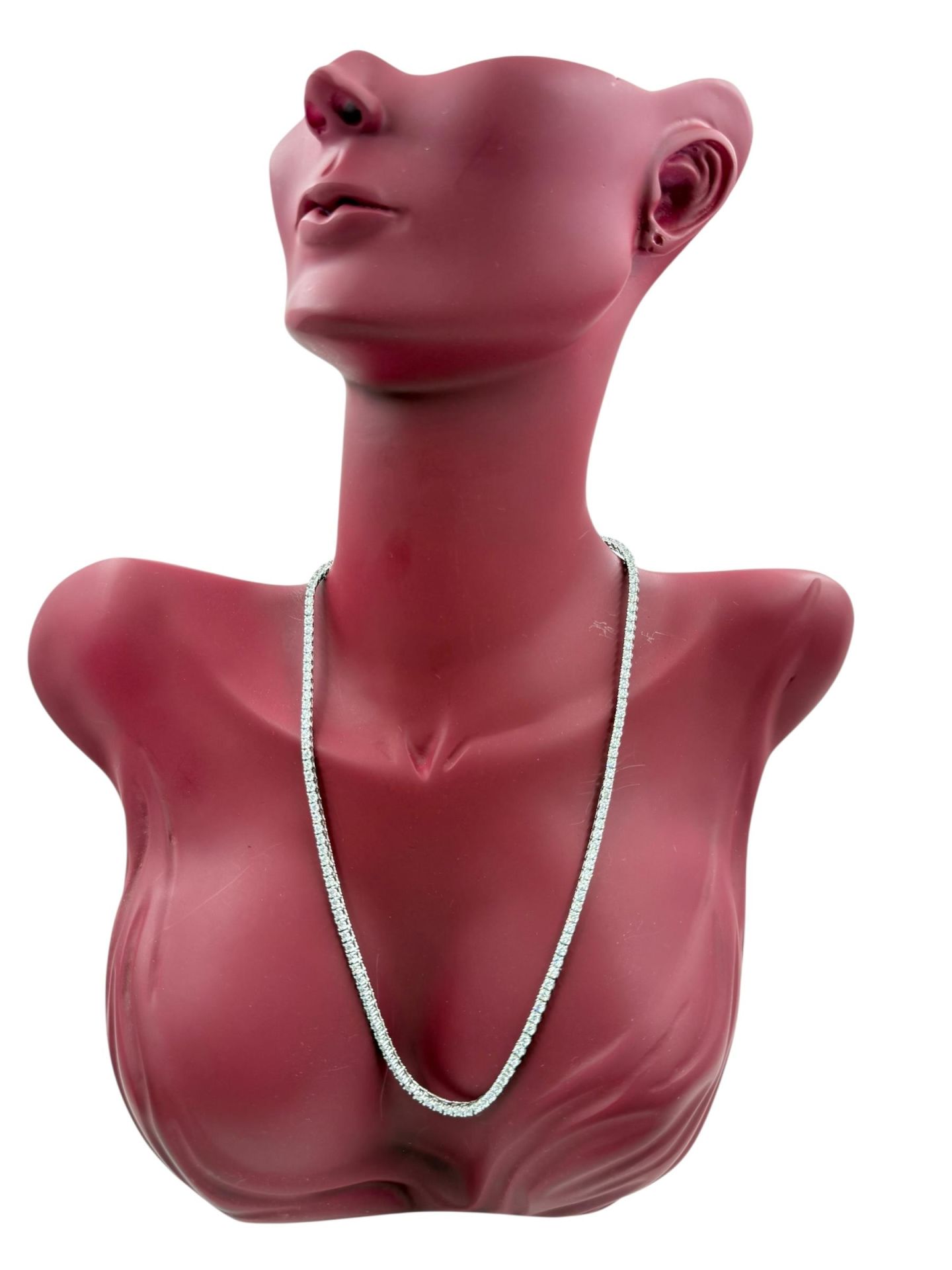 2.5mm Mozanit pırlanta Gerdanlık