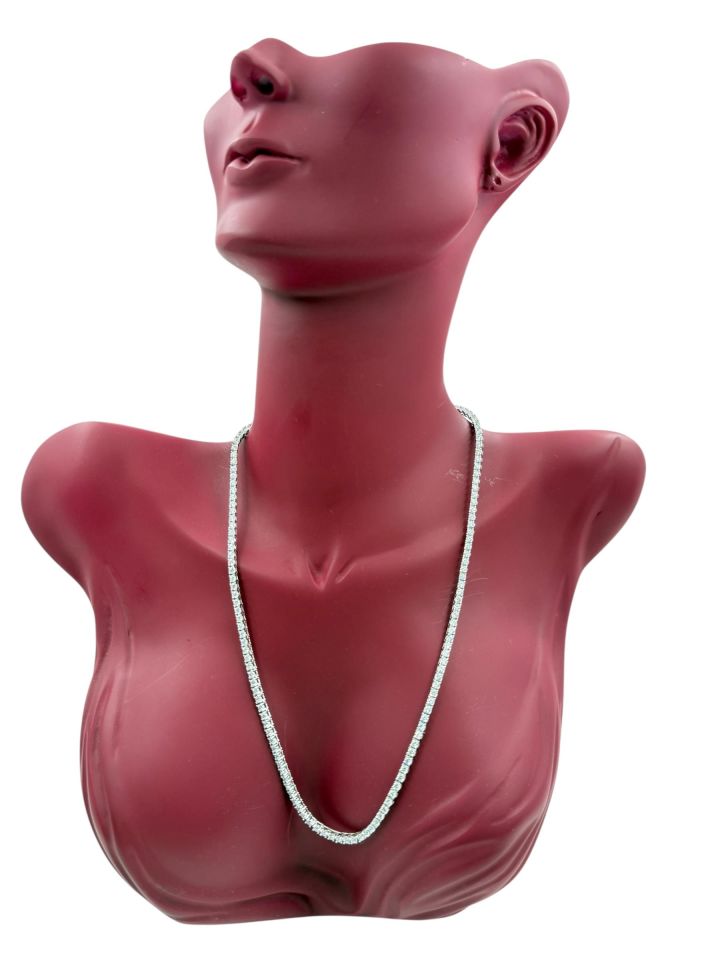 2.5mm Mozanit pırlanta Gerdanlık
