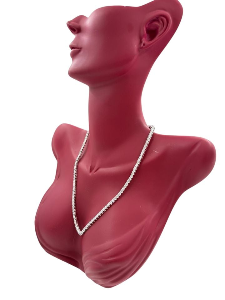 2.5mm Mozanit pırlanta Gerdanlık