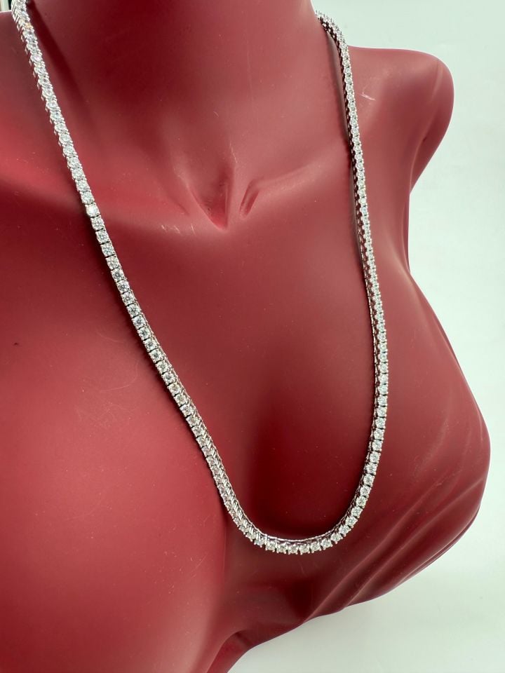 2.5mm Mozanit pırlanta Gerdanlık