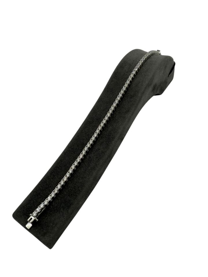 2.5mm 4ct Mozanit su yolu bileklik