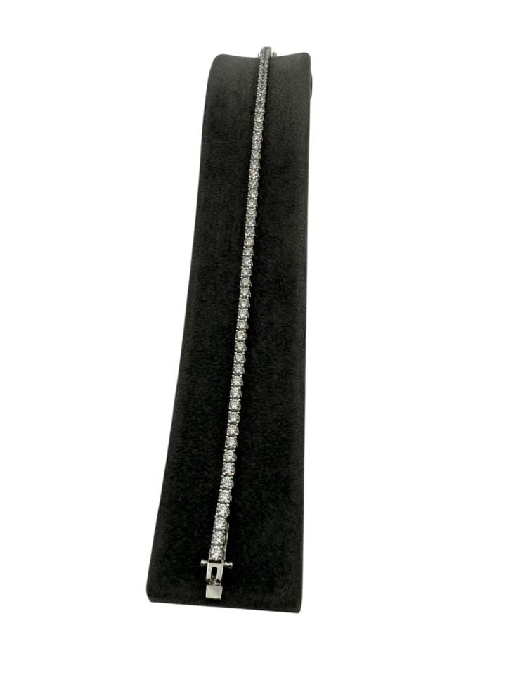 2.5mm 4ct Mozanit su yolu bileklik