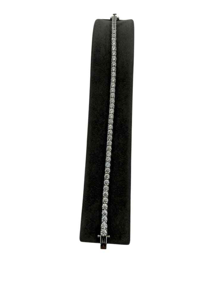 3.5mm 9ct Mozanit Su yolu Bileklik