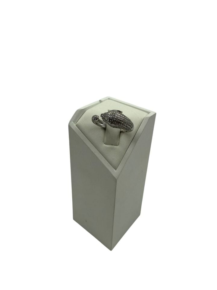 Dragon model yüzük Mozanit pırlantalı