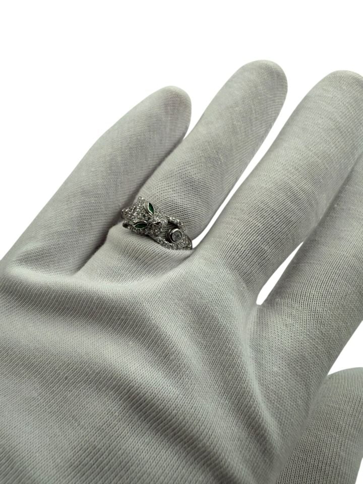 Dragon model yüzük Mozanit pırlantalı özel tasarım